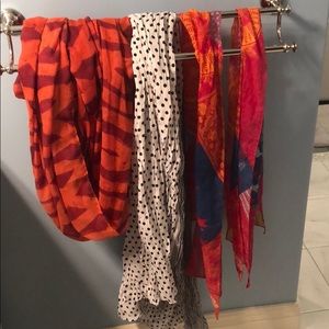 Four scarves